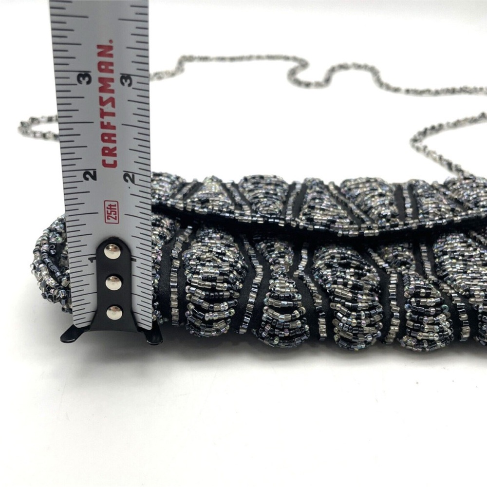 👜 Valerie Stevens Vintage 90s Beaded Crossbody Bag – Long Strap Evening Purse - Picture 11 of 11